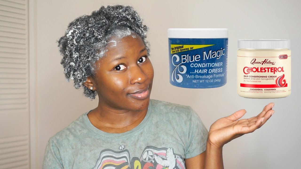 TALK THROUGH: Using Blue Magic Hair Grease & Queen Helene Cholesterol on my  Type 4 Natural Hair!!! - thptnganamst.edu.vn