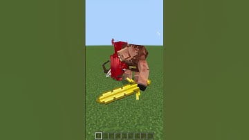 Warden VS Mutant Piglin in Minecraft BE/PE #minecraft #addon #minecraftbedrock #mutant #warden