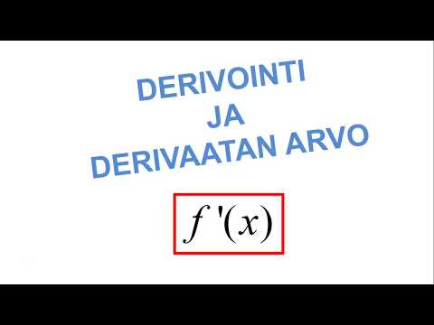 Video: Mikä on integraalin ja derivaatan suhde?