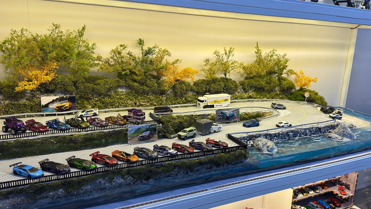 Diorama đường bờ biển cho xe tỉ lệ 1:64| Dễ làm :))) hơi lâu (80 tiếng) 