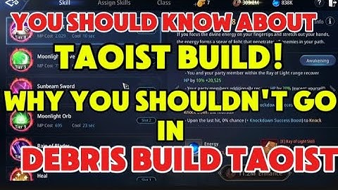 MIR4-TIPS BEST BUILD FOR TAOIST |WATCH THIS FULL GUIDE!