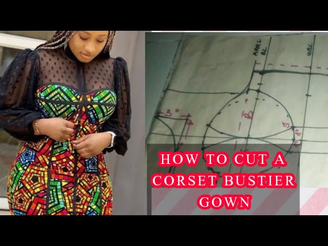 HOW TO DRAFT A PLUS SIZE CORSET FOR BIG BURST #corset #how #tutorial 