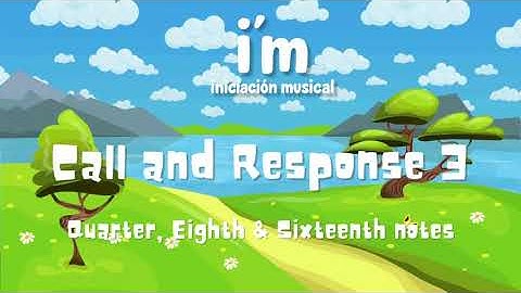 Call and Response 3 🎵 | Rhythm Reading with Quarter - Eighth Notes and Rests | Takadimi