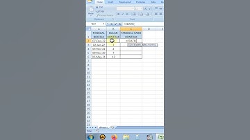 cara cepat menghitung tanggal habis kontrak trik