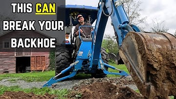 How to Break Your Backhoe - Your Warranty WON