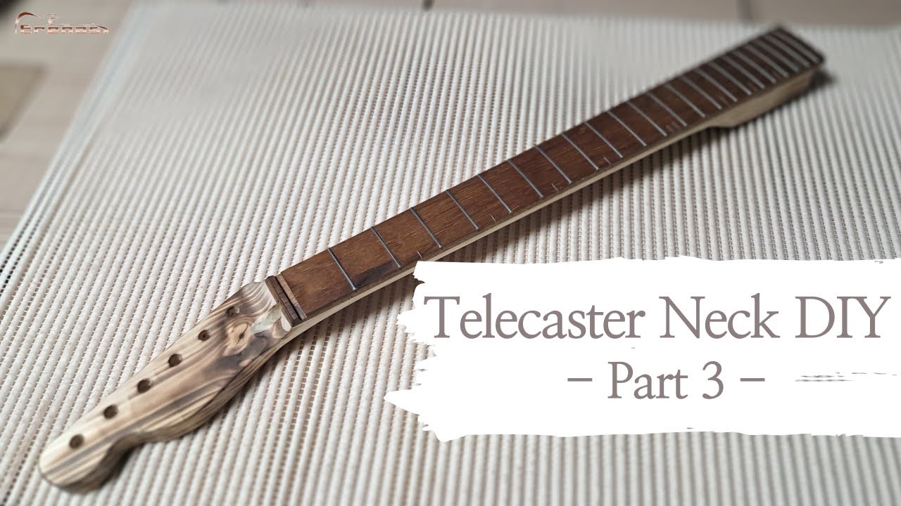 텔레케스터 넥 만들기 - 파트 3 - [Making a Telecaster Neck Part 3 ] - YouTube