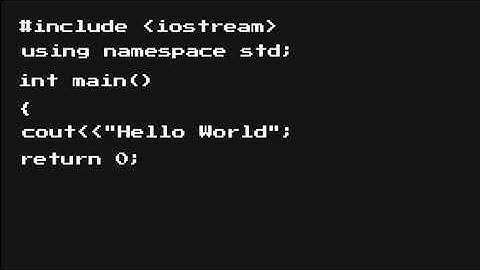 C++ Hello World Animation (Programming Animation)