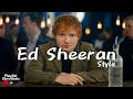 Ed Sheeran inspired Spring Chill Songs ~ Cozy Acoustic Vibes ~【4K】