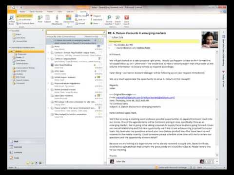 Video Outlook 2010 | Những thủ thuật cực kỳ hữu ích - YouTube