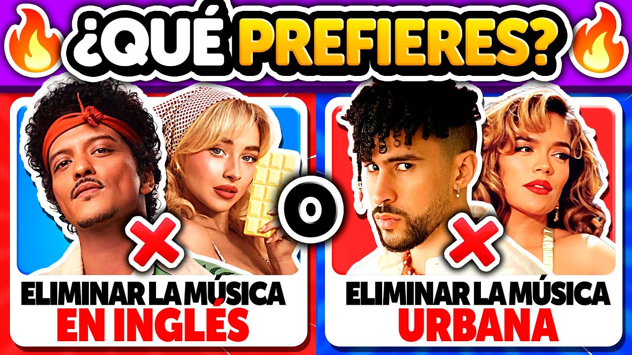 ¿Qué Prefieres? Decisiones Extremas sobre Música 🔥 ¿Tyla o Bruno Mars? | Club Quiz Trivia