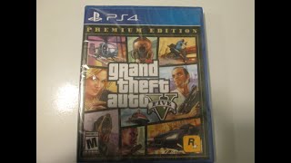 Grand Theft Auto 5 ps4 unboxing asmr
