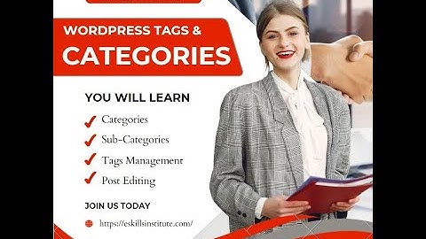 Categories, Sub Categories And Tags Management In Wordpress - NVMHoster