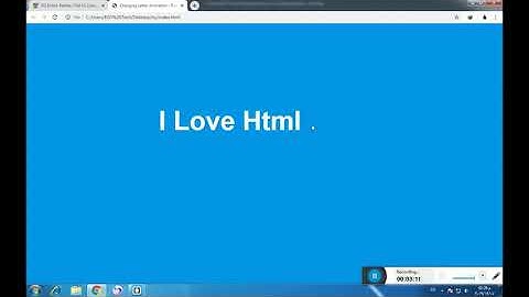Changing Letter Animation - Pure Css Text Rotator