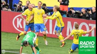 Radiosporten 1-1 Irland-Sverige ”Himmel och pannkaka det är mål”