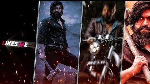 🔥KGF 2 Dialogue Atitude Status Editing in kainemaster Video Editing l KGF 2 Atitude Status Video