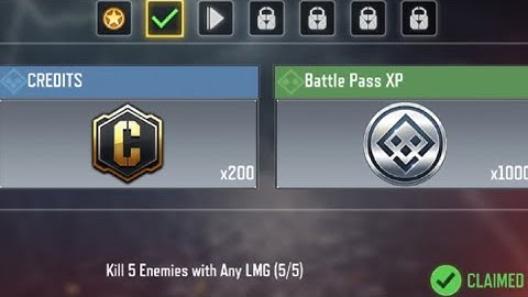 Call Of Duty Mobile Kill 5 Enemies with Any LMG Task Complete