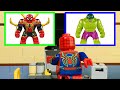 LEGO Spider-man Experimental Hulk Lego City Random Room Change Clothes