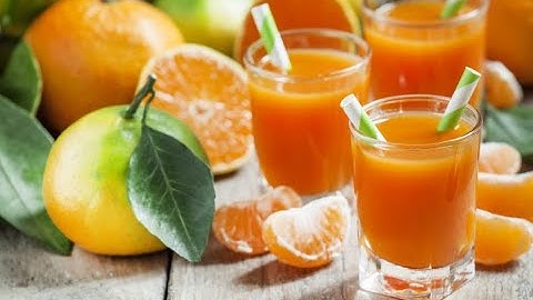 TANGERINE JUICE LÀM NƯỚC ÉP QUÝT VÀ HỌC TIẾNG ANH