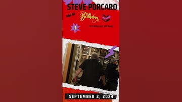 Thumbnail of September 2, 2024 - Happy birthday Steve Porcaro & Zedd!!