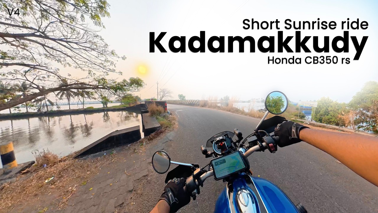 Short Sunrise ride to Kadamakudy | Honda cb350rs |