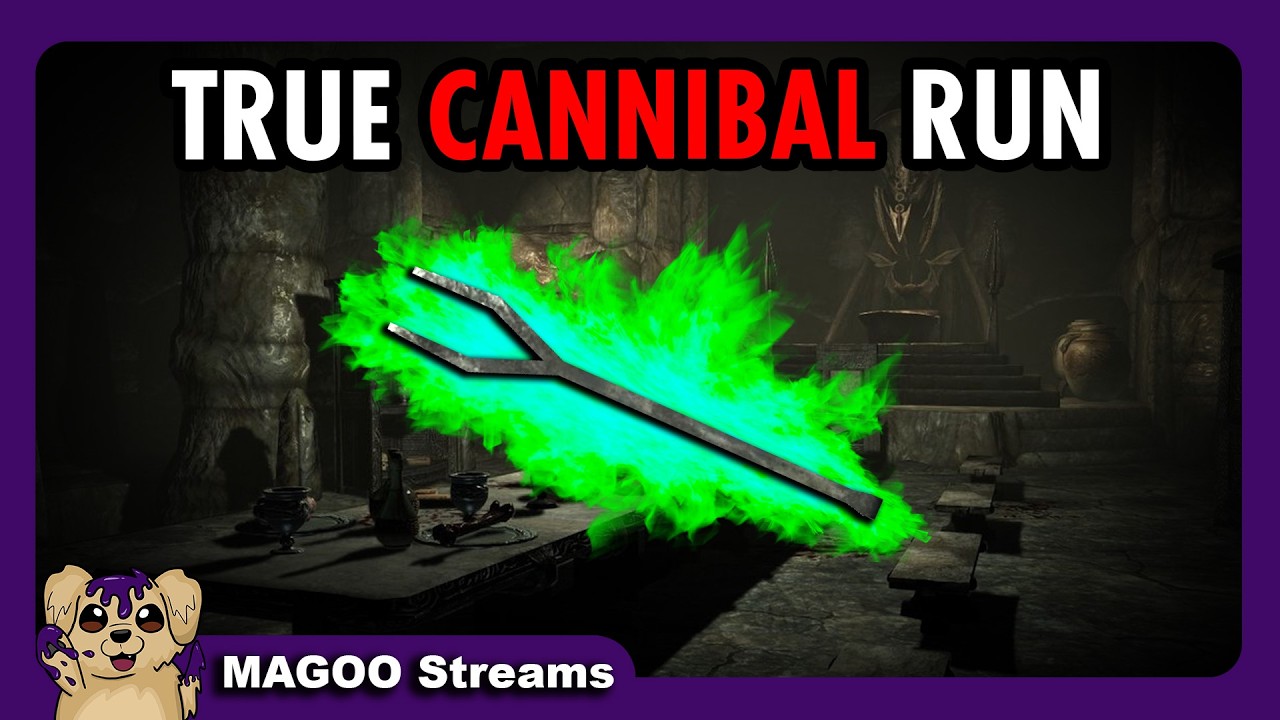 Skyrim Survival, but I can only Heal with Namira's Ring - Day 2