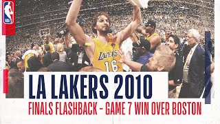 🏆🐍 FINALS FLASHBACK | LA Lakers win Championship in 2010 v Boston Celtics