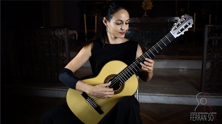 Anabel Montesinos playing a classical guitar by Santiago de Cecilia @Festival Sor 2020