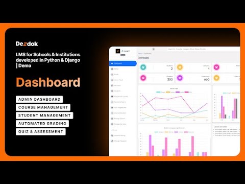 LMS for Schools & Institutions developed in Python & Django | Demo