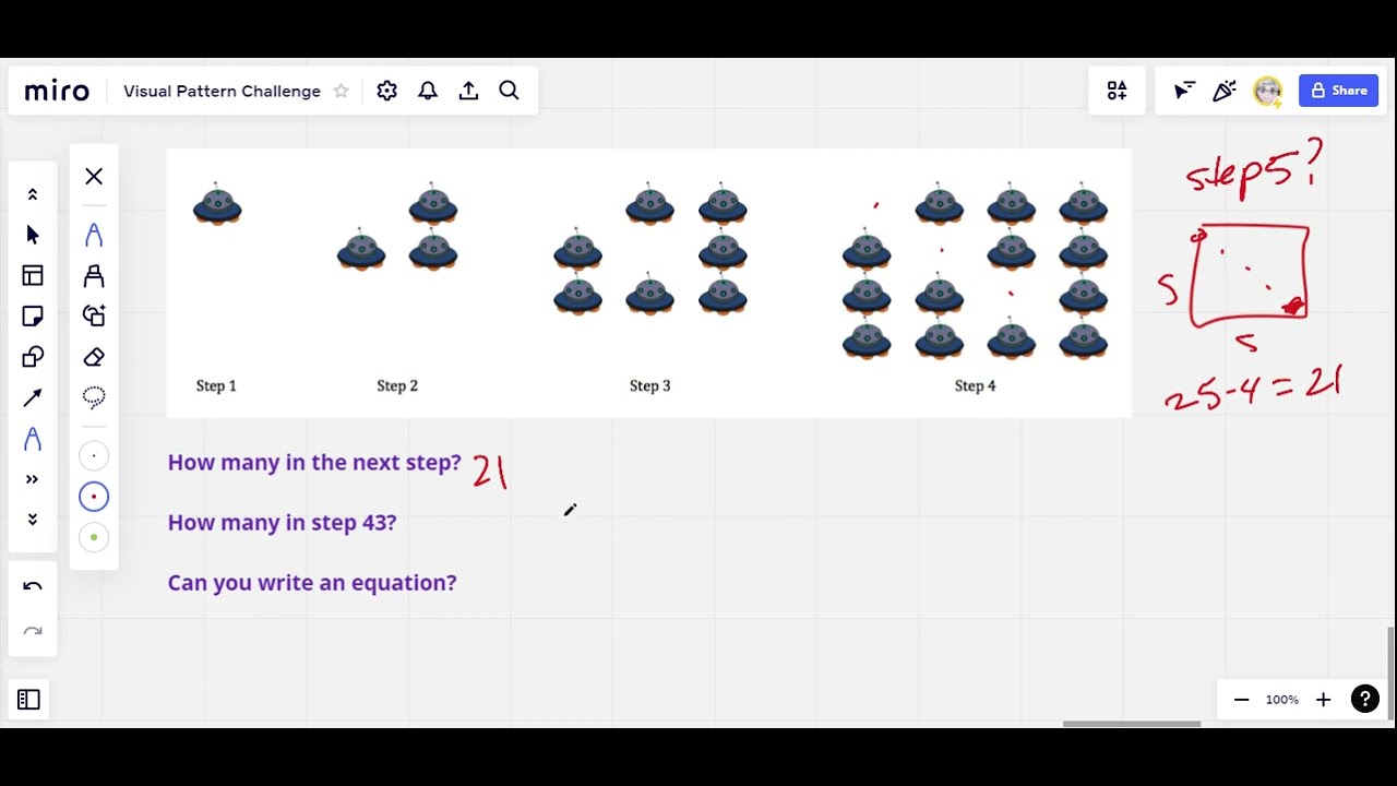 Visual Pattern Challenge Visual Pattern Challenge 111 - not easy! - YouTube