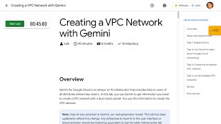Creating a VPC Network with Gemini