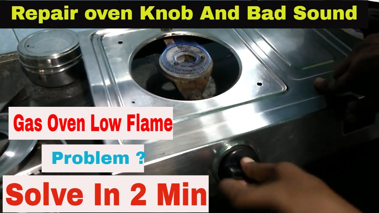 How To Fix Gas Low Flame Problem in 2 minute Solve Burner Sound