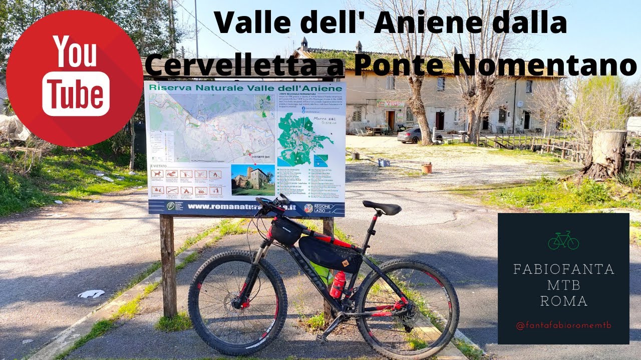 In bici a Roma,Valle dell'Aniene dalla Cervelletta a Ponte Nomentano