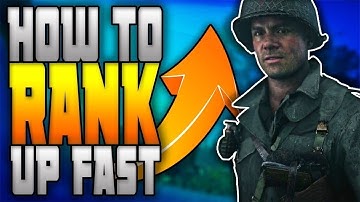 HOW TO RANK UP FAST IN WORLD WAR 2! HOW TO LEVEL UP FAST WORLD WAR 2 PRESTIGE FAST COD WW2!