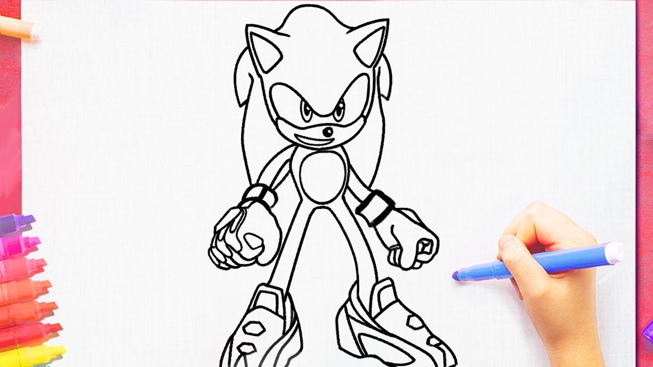 How to draw SONIC PRIME 