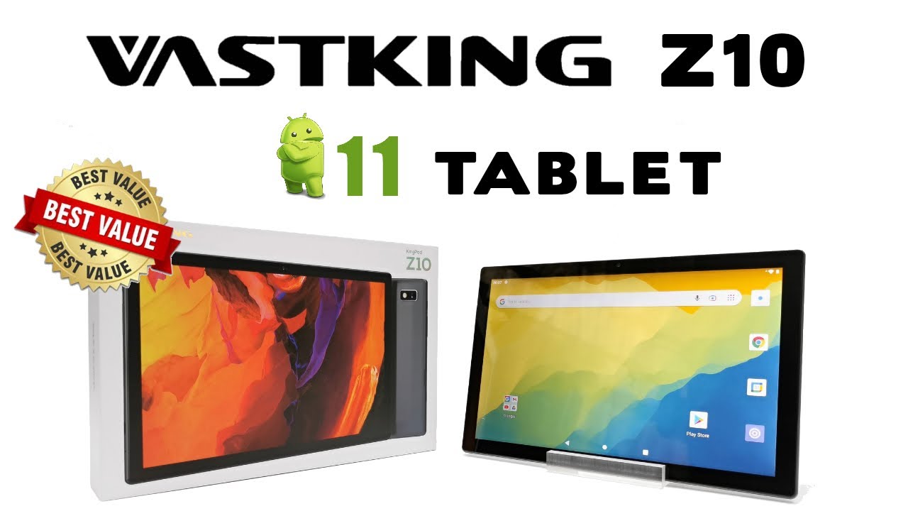 Value Select Vastking KingPad Z10 10 Inch Android 11 Tablet - YouTube