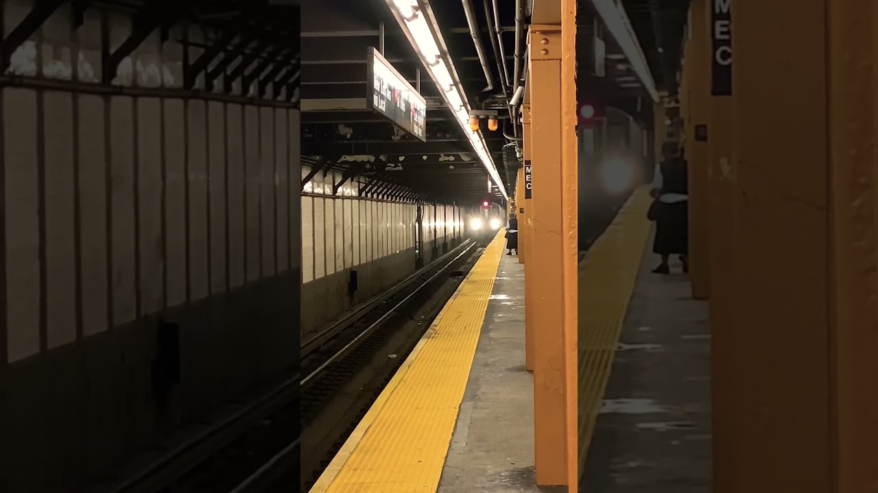  2 Train Arriving At Franklin Avenue Medgar Evers College