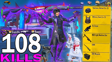 108 KILLS!😍 NEW BEST LOOT GAMEPLAY with JOKER SET 🔥SAMSUNG,A7,A8,J4,J5,J6,J7,J2,J3,XS,A3,A4,A5