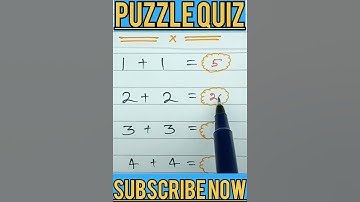 BRAIN IQ CHECK UP ! MATH SHORT PUZZLE ! VAIDIK MATH TRICK ! #shorts