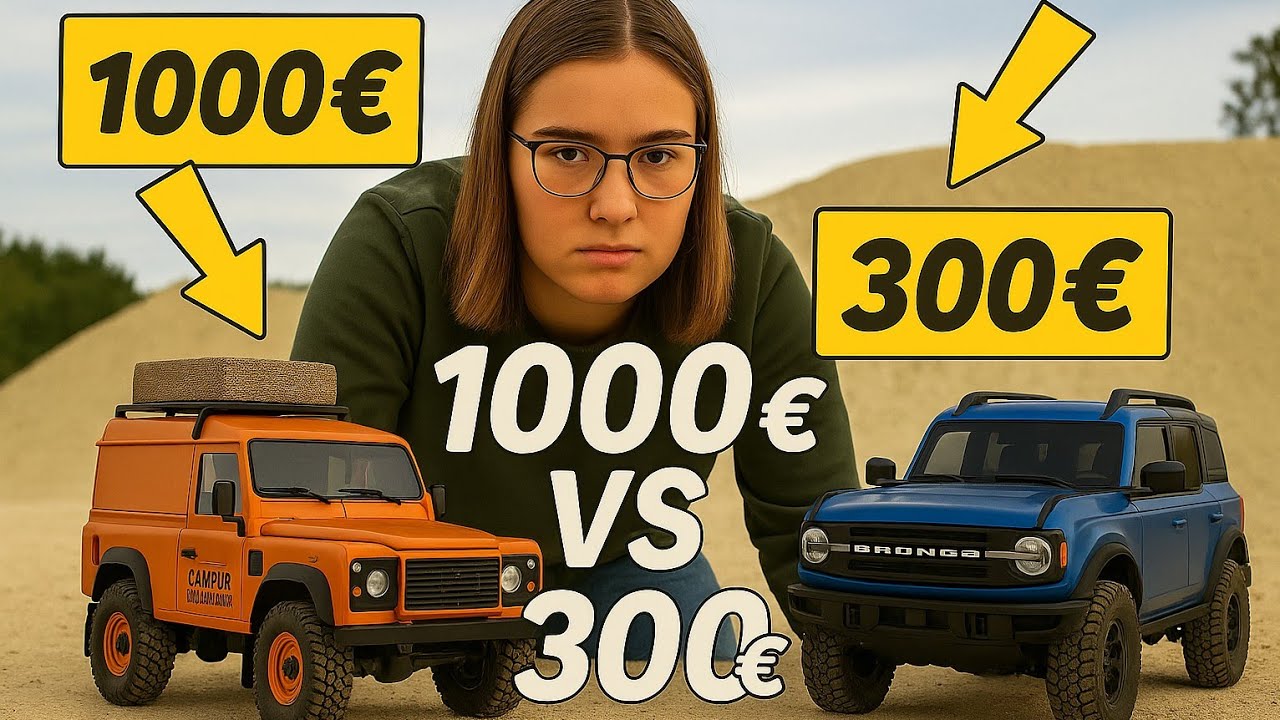 Unglaublich! So viel Unterschied zwischen 300 € und 1000 € RC Crawlern?