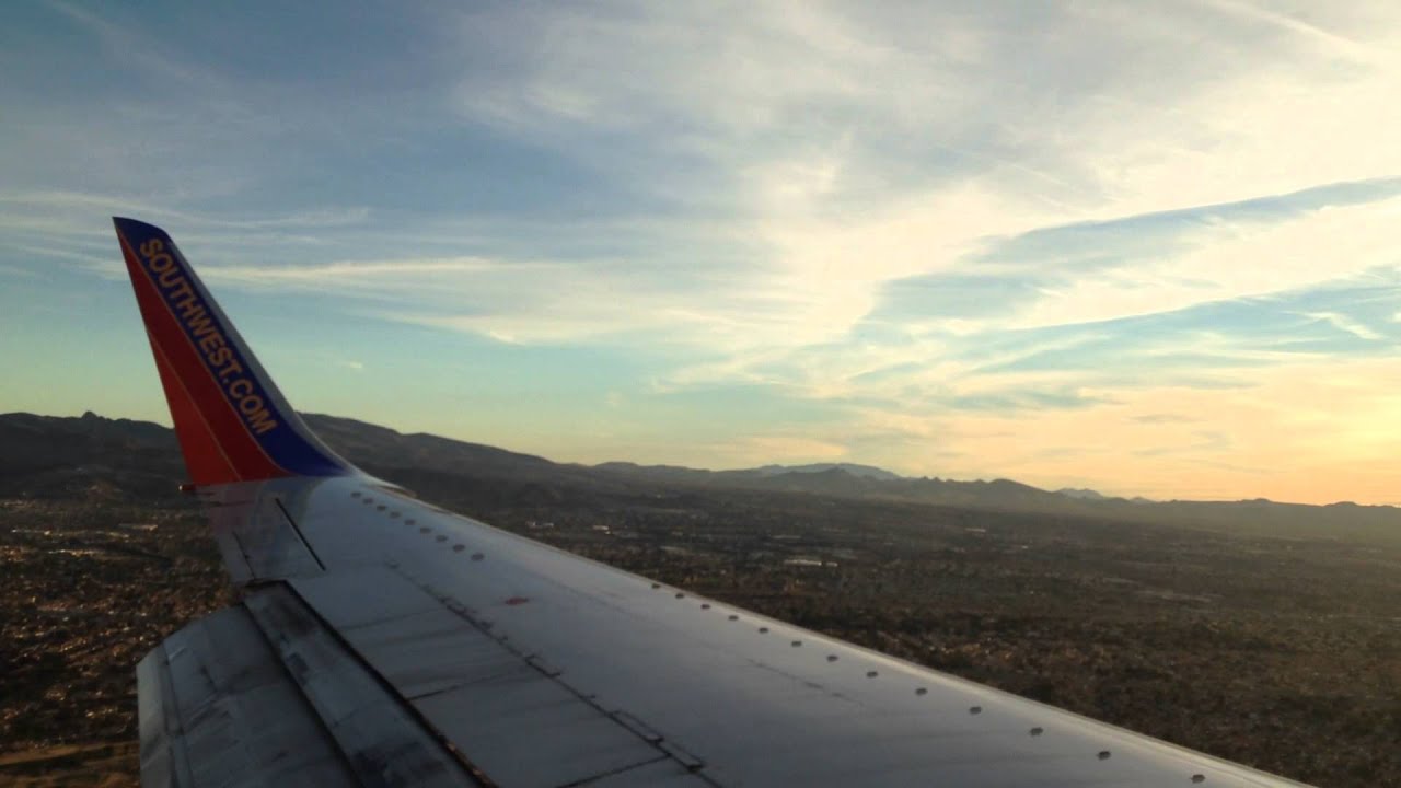 Southwest Airlines Landing at Las Vegas (LAS) YouTube