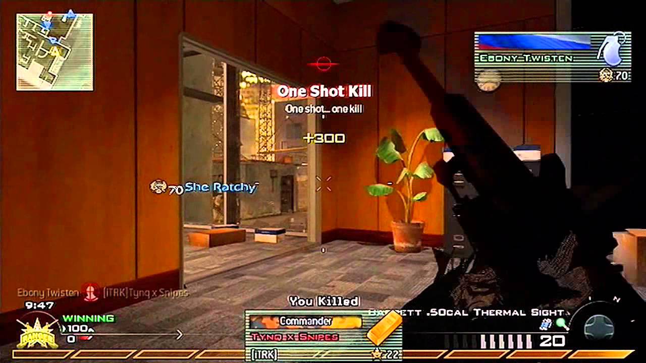 MW2 | AMAZING Highrise spawn noscope! | MUST SEE!