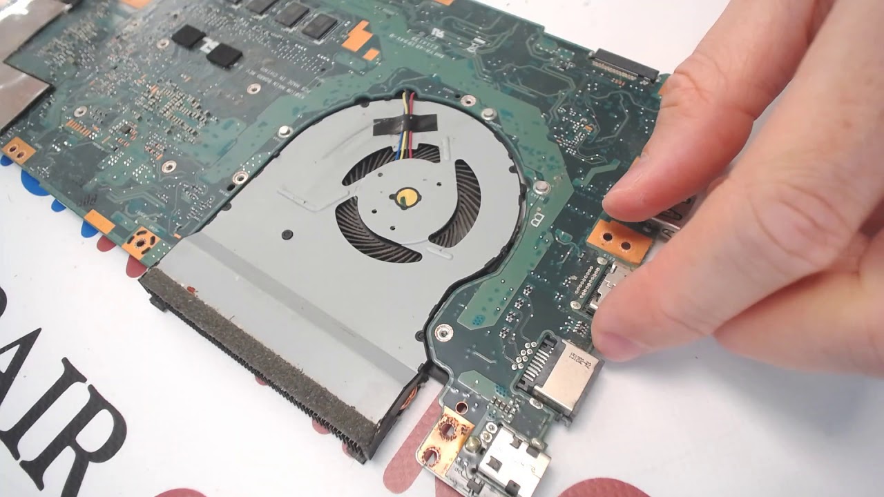 How to fix laptop not powering on ASUS K501U broken charge port power ...