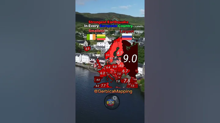 Strongest Earthquakes in European Countries 🏚️ #shorts #fyp #trending