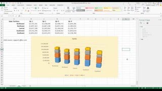 How To... Create and Modify a Stacked Bar Chart in Excel 2013