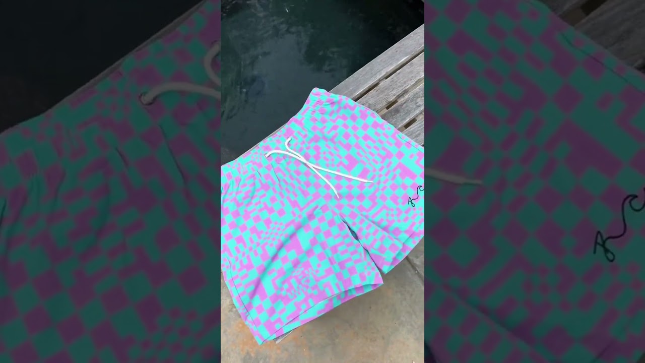 Trippy Boardshorts 🫠 4 way stretch, zipper back pocket, and liner