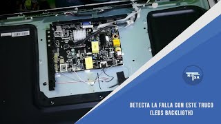 Detecta la falla con este truco (leds backligth)