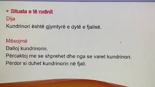 Tema: Kundrinori. Gjuhë shqipe- Letërsi 6