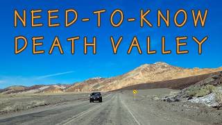 10 ESSENTIAL tips you NEED to know before visiting Death Valley National Park