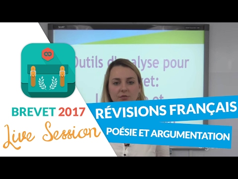 Brevet 2017 : Révisions live de Français : Poésie et argumentation - digiSchool