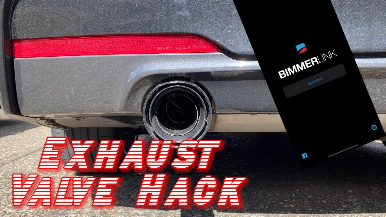 Can BimmerLink make your Exhaust LOUD!? Exhaust Valve hack YouTube